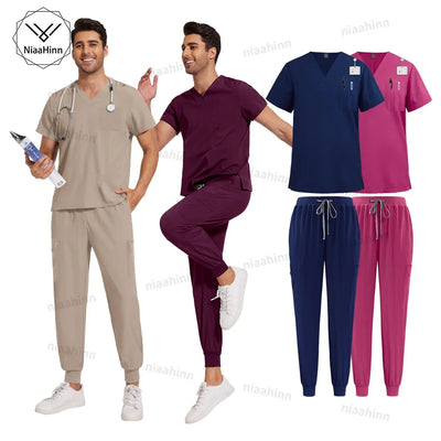 Unisex Scrubs Multicolour Scrub Set