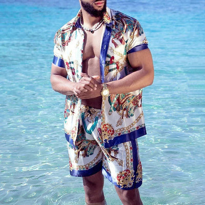 Vacation men 3D Printed Beach wear