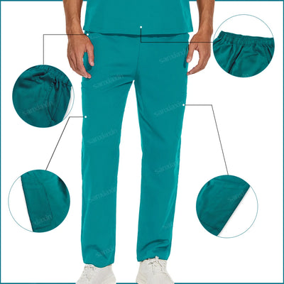 Scrub Straight Pants Set