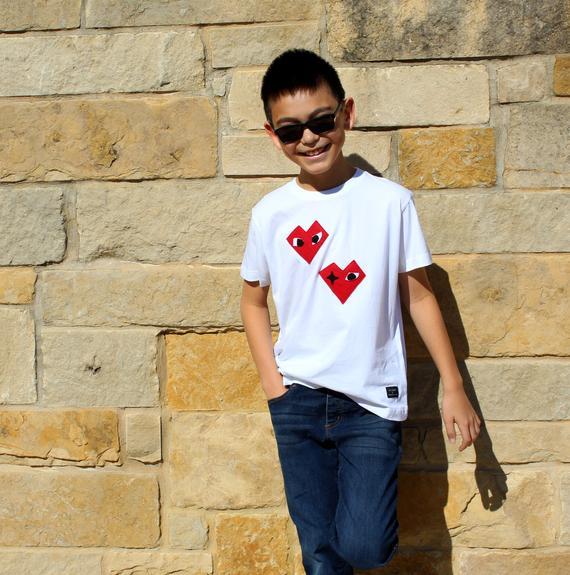 Kids T-shirt - I Heart - mi cielo x Donald Robertson - White